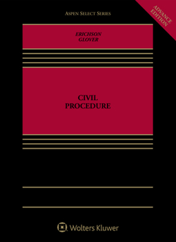Paperback Civil Procedure: Advance Edition Book