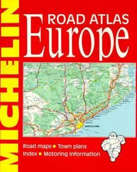 Paperback Michelin Atlas Europe Small-Spiral Book