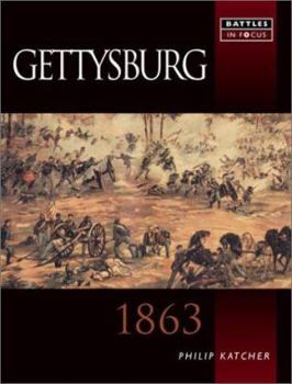 Paperback Gettysburg 1863: Battles in Focus Book