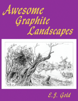 Paperback Awesome Graphite Landscapes Book