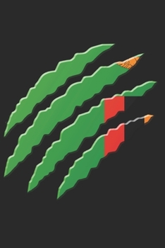 Paperback Zambia Notebook: Zambia Notebook - college book - diary - journal - booklet - memo - composition book - 120 sheets - Dot Grid paper 6x9 Book