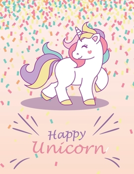 Cute Unicorn #16, Unicorn Presents for a 4-Year-old Kid, Sketch Book for Kids, Birthday Unicorn Gift for Girls : 8. 5 X 11 , Large Size, Black and White Interior, Unicorn Notebook Perfect for Diary, J