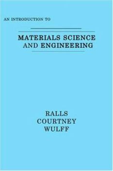 Paperback An Introduction to Materials Science and Engineering Book