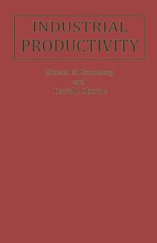 Paperback Industrial Productivity: A Psychological Perspective Book