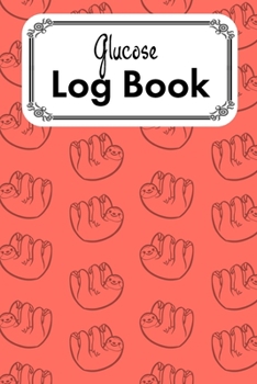 Paperback Glucose Log Book: 100 template Pages - 6 x 9 -Daily Record Book For Tracking Book