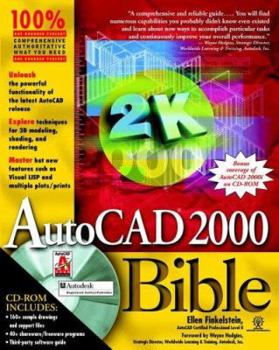 Paperback AutoCAD. 2000 Bible [With CD-ROM] Book
