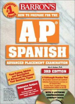 Paperback How to Prepare for the AP Spanish (Book W/CDs) [With 3 CD's] Book