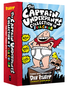 Hardcover The Captain Underpants Color Collection (Captain Underpants #1-3 Boxed Set) Book