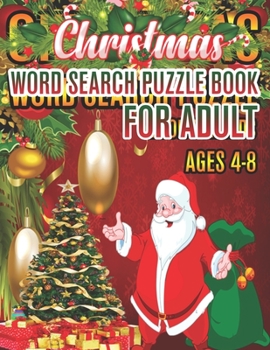 Christmas Word Search Puzzle book For Adult: Word Search Puzzle book (volume 1)