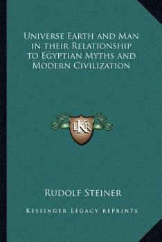 L'Univers, la Terre et l'Homme - Book  of the Collected Works of Rudolf Steiner