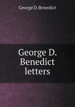 Paperback George D. Benedict letters Book