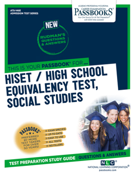 Paperback Hiset / High School Equivalency Test, Social Studies (Ats-146e): Passbooks Study Guide Book