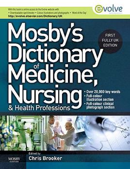 Hardcover Mosby's Dictionary of Medicine, Nursing and Health Professions UK Edition Book