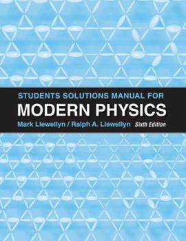 Paperback Student Solutons Manual for Modern Physics Book