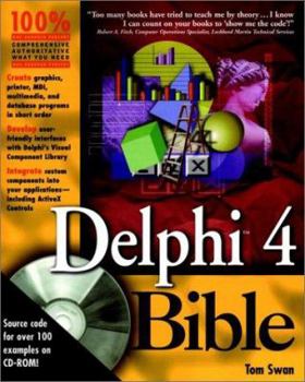 Paperback Delphi 4 Bible [With Dozens of Applications] Book