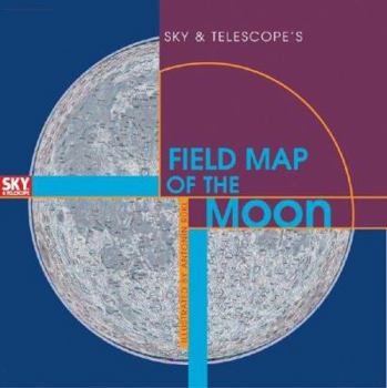 Paperback Sky & Telescope Field Map of the Moon Book