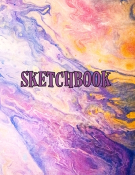 Sketchbook: Notebook for Sketching, Doodling, Painting, Drawing or Writing 8.5 x 11 100 Pages, 8.5 x 11 (Pretty Cute Abstract Cover Vol. 55) (Jolly Pockets Sketchbooks)