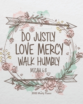 2020 Bible Verse Planner: 2020 Weekly Planner Bible Verses Yearly Monthly Calendar 2020 Daily Agenda Weekly Personal Organizer,  8x10 inches, 138 ... 2020 Weekly Planner/2020 Planner Series)