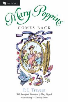 Paperback Mary Poppins Comes Back Book