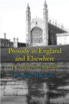 Paperback Prosody in England & Elsewhere: A Comparative Approach Book