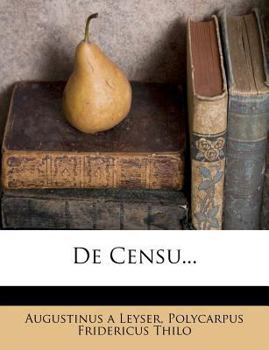 Paperback de Censu... [Latin] Book