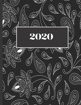 Paperback 2020: 12 Month Undated Daily Organizer Book