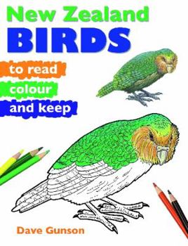 Paperback New Zealand Birds To Read, Colour & Keep Book