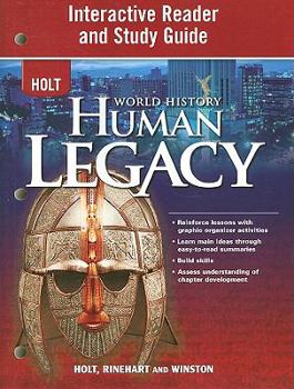 Paperback World History: Human Legacy: Interactive Reader and Study Guide Book