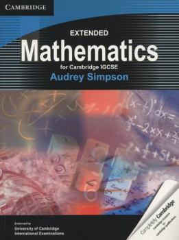 Paperback Extended Mathematics for Cambridge IGCSE [Paperback] [Jan 01, 2017] NA Book