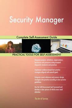 Paperback Security Manager Complete Self-Assessment Guide Book