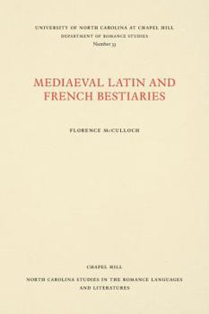 Paperback Medieval Latin and French Bestiaries Book