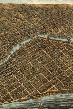 Paperback Milwaukee, Wisconsin Vintage Map Field Journal Notebook, 50 pages/25 sheets, 4x6 Book