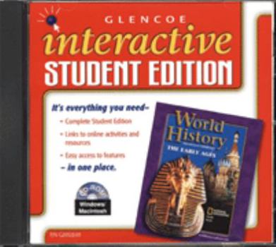 Hardcover World History Human Experience, the Early Ages, Interactive Student Edition CD-ROM Book