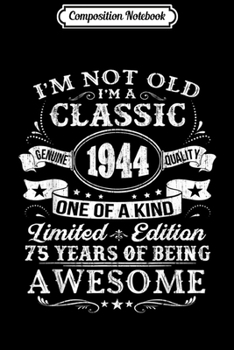 Composition Notebook: Classic 50th birthday gift for men women Vintage 1969  Journal/Notebook Blank Lined Ruled 6x9 100 Pages