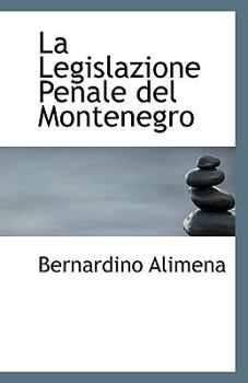 Paperback La Legislazione Penale del Montenegro Book