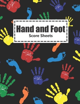 Paperback Hand and Foot Score Sheets: Hand and Foot Games Scorekeeping Book