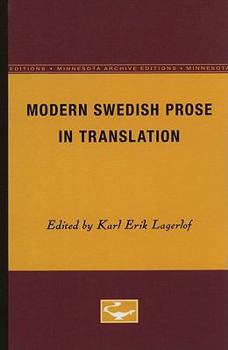 Paperback Modern Swedish Prose in Translation Book