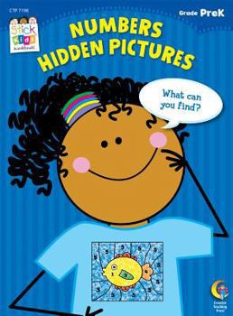 Paperback Numbers Hidden Pictures, Grade PreK Book