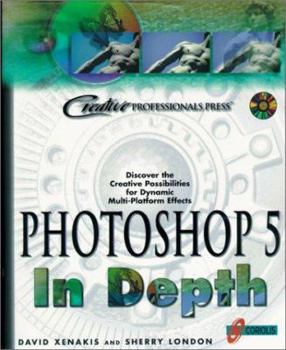 Paperback Photoshop 5 in Depth [With Contains Practice Files, Third-Party Software...] Book
