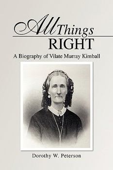 Hardcover All Things Right Book