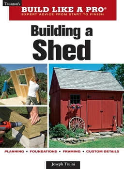 Paperback Building a Shed Book