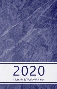 2020 Monthly & Weekly Planner: Set weekly goals and track progress with Achievements summary. Incl. also Calendar, Schedule and more. Monday start ... (Purple, indigo design. Soft matte cover).