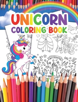 Paperback Unicorn Coloring Book: for Kids Featuring Over 35 Adorable Unicorns Book