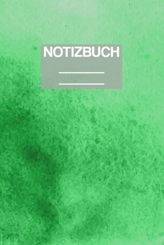 Paperback Notizbuch A5 Muster Gr?n Wasserfarben: - 111 Seiten - EXTRA Kalender 2020 - Einzigartig - Kariert - Karo - Raster - Geschenk - Geschenkidee [German] Book