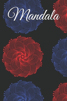 Paperback Mandala: Dot Grid Journal or Notebook (6x9 inches) with 120 Pages Memo Pad Notizbuch Book