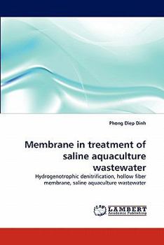 Paperback Membrane in Treatment of Saline Aquaculture Wastewater Book