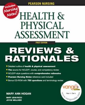 Paperback Pearson Reviews & Rationales: Health & Physical Assessment [With Access Code] Book