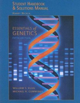 Paperback Essentials of Genetics Student Handbook & Solutions Manual Book
