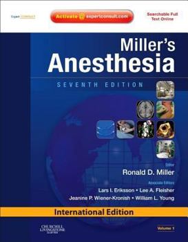 Hardcover Miller´s Anesthesia: International Edition 2 Vol´s Book