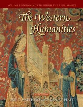 Paperback The Western Humanities, Volume 1 Book